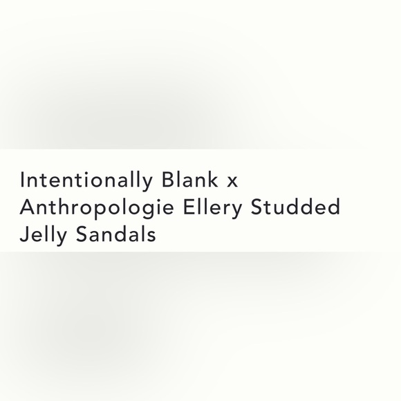 Intentionally Blank X Anthropologie Ellery Studded Jelly Sandals - Picture 7 of 10